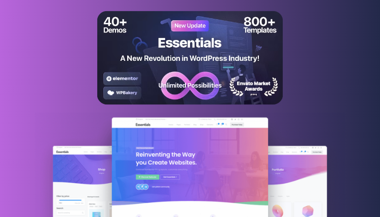 Essentials - Multipurpose WordPress Theme