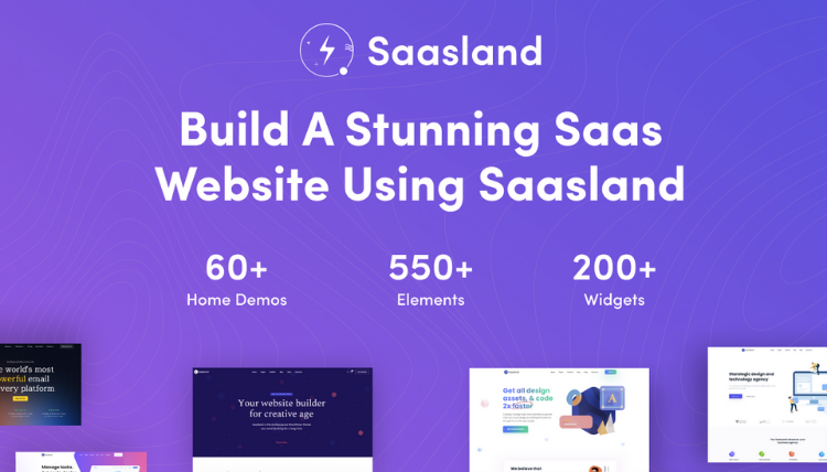 Saasland - MultiPurpose WordPress Theme for Saas Startup