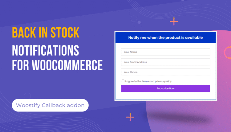 Back In Stock Notifications - WordPress Plugin