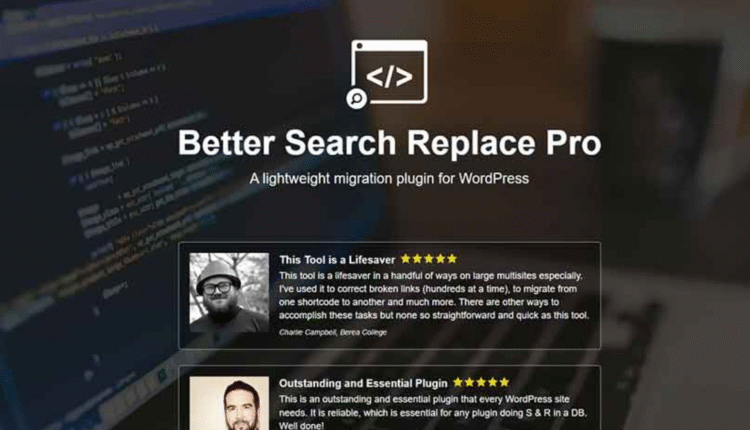 Better Search Replace Pro - WordPress Plugin