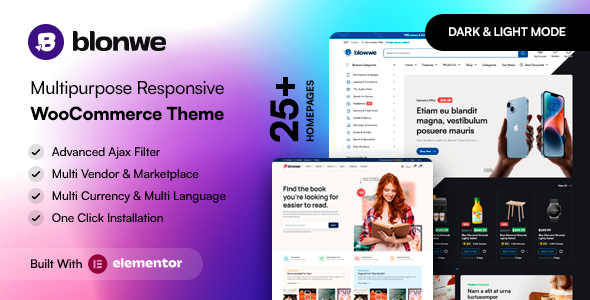 Blonwe - Multipurpose WooCommerce WordPress Theme
