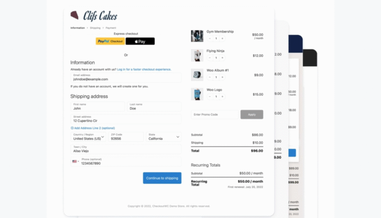 CheckoutWC - Checkout Woocommerce WordPress Plugin
