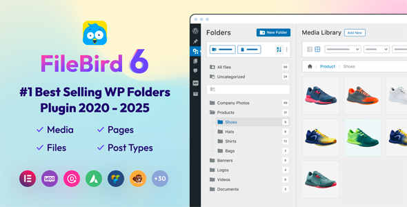 FileBird Pro - Media Library Folders WordPress Plugin
