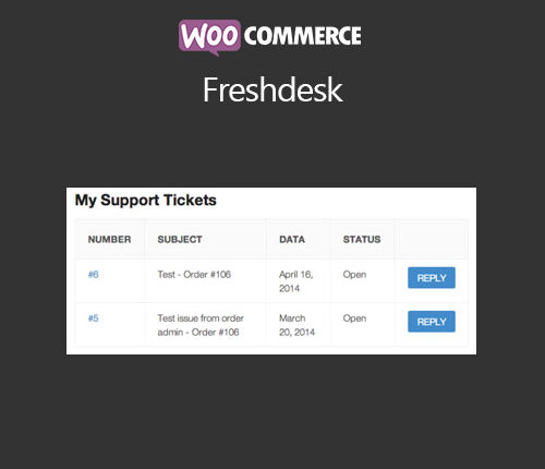 Freshdesk - WordPress Plugin for WooCommerce