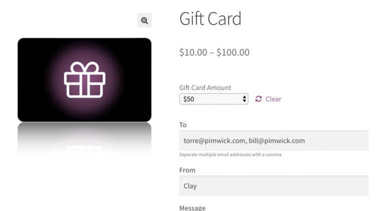 Gift Cards - WooCommerce WordPress Plugin