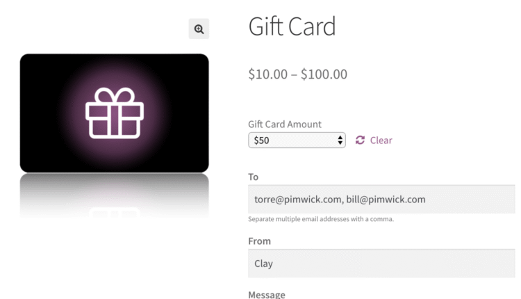 Gift Cards - WooCommerce WordPress Plugin