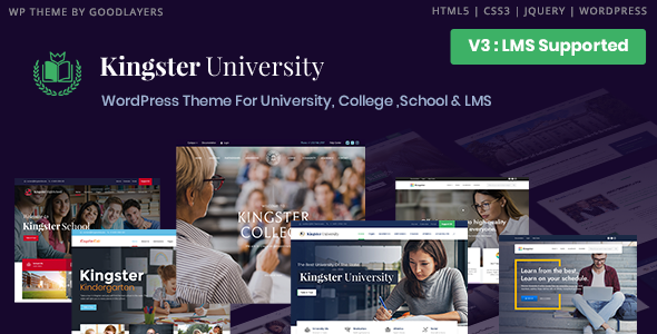 Kingster - Education, School WordPress Theme