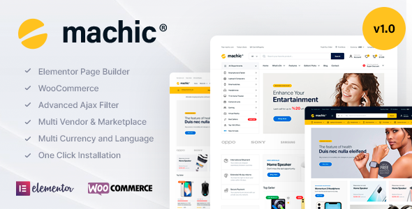 Machic - Electronics Store WooCommerce WordPress Theme