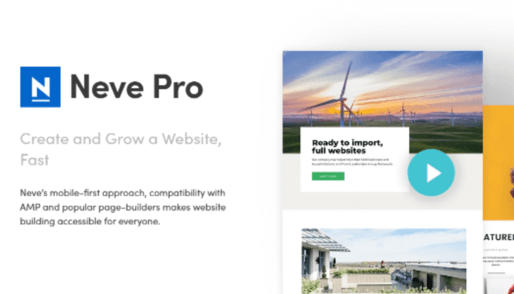Neve Pro - Addon WordPress Theme