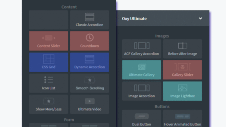Oxy Ultimate - Addon for Oxygen Builder WordPress Plugin