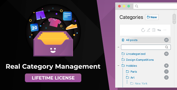 Real Category Management - WordPress Plugin