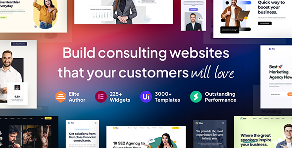 Rise - Business and Consulting WordPress Theme