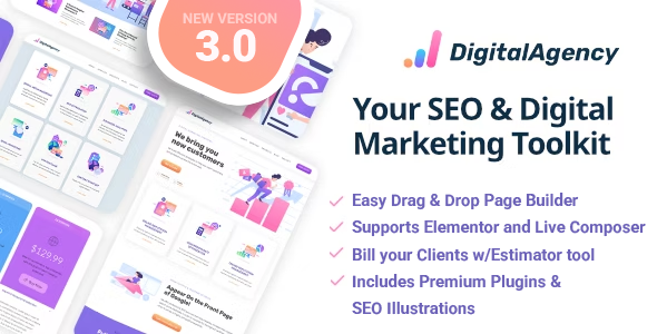 SEOWP - SEO and Digital Marketing WordPress Theme