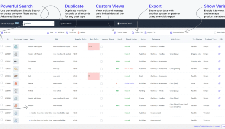 Smart Manager - WooCommerce WordPress Plugin