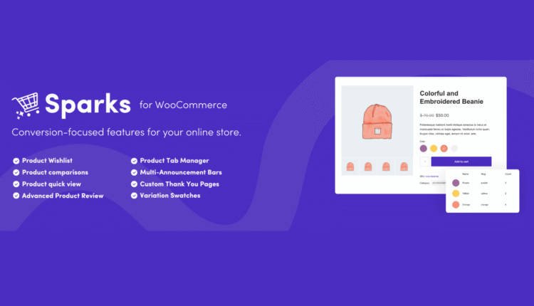 Sparks for WooCommerce - WordPress Plugin