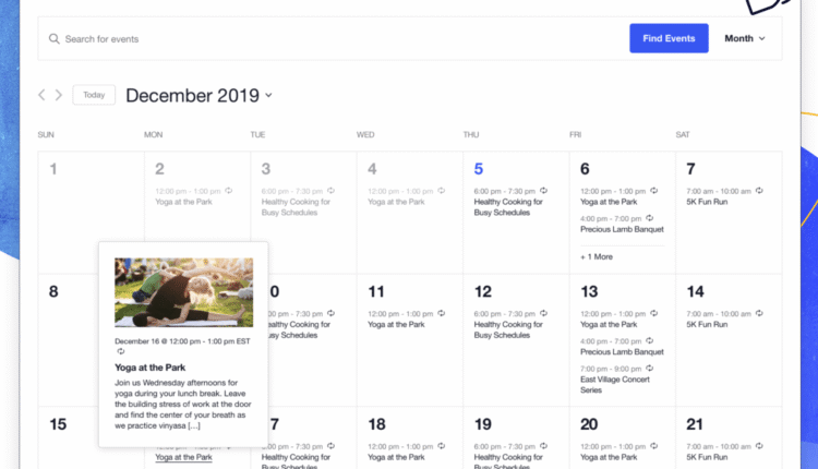 The Events Calendar Pro - WordPress Plugin