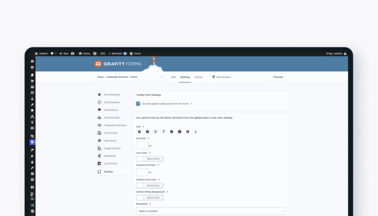 Tooltips Add-On - Gravity Forms WordPress Plugin