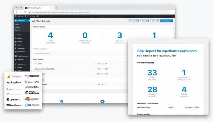 WP Client Reports Pro - WordPress Plugin