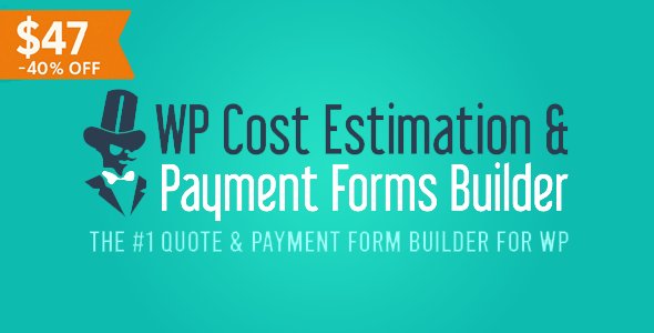 WP Cost Estimation and Payment Forms Builder