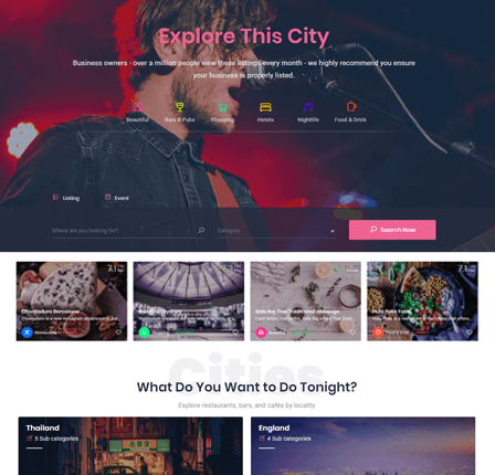 Wilcity - Directory Listing WordPress Theme