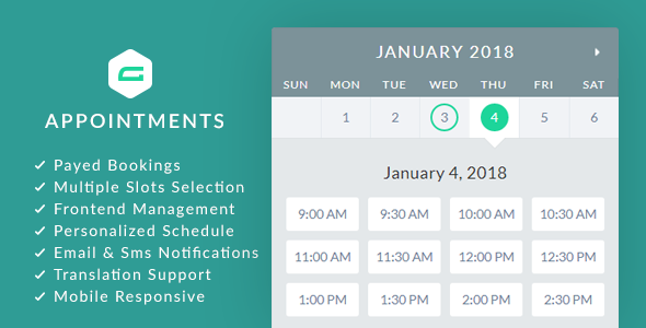 gAppointments - Appointment Booking Addon WordPress Plugin