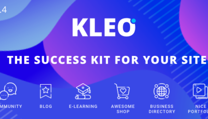 KLEO - Community Focused & Multi-Purpose BuddyPress WordPress Theme